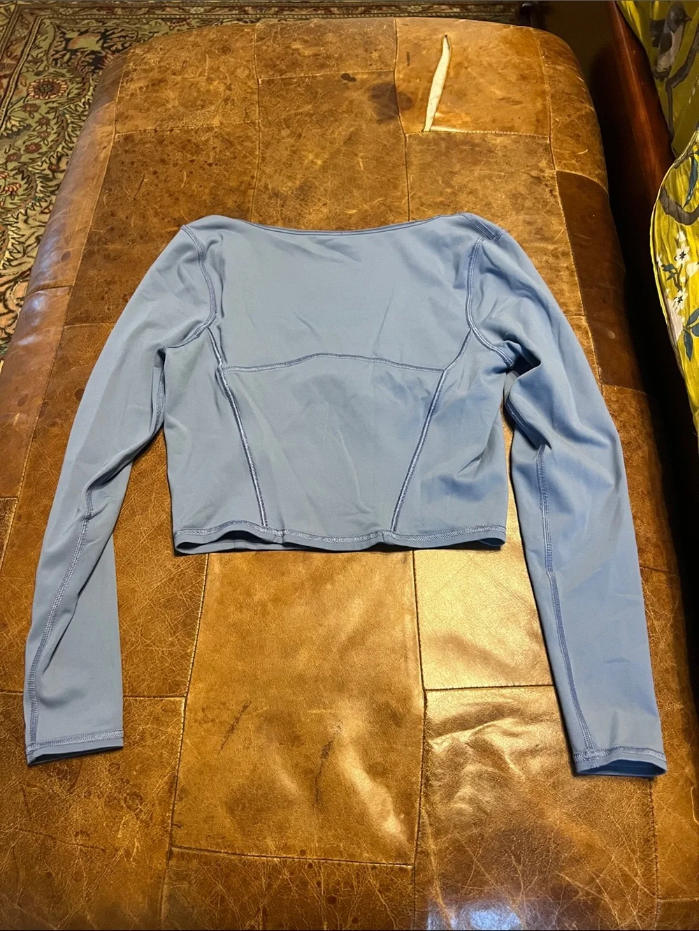 Lululemon nulu waist seam long-sleeve shirt cropped top - Picture 2 of 3